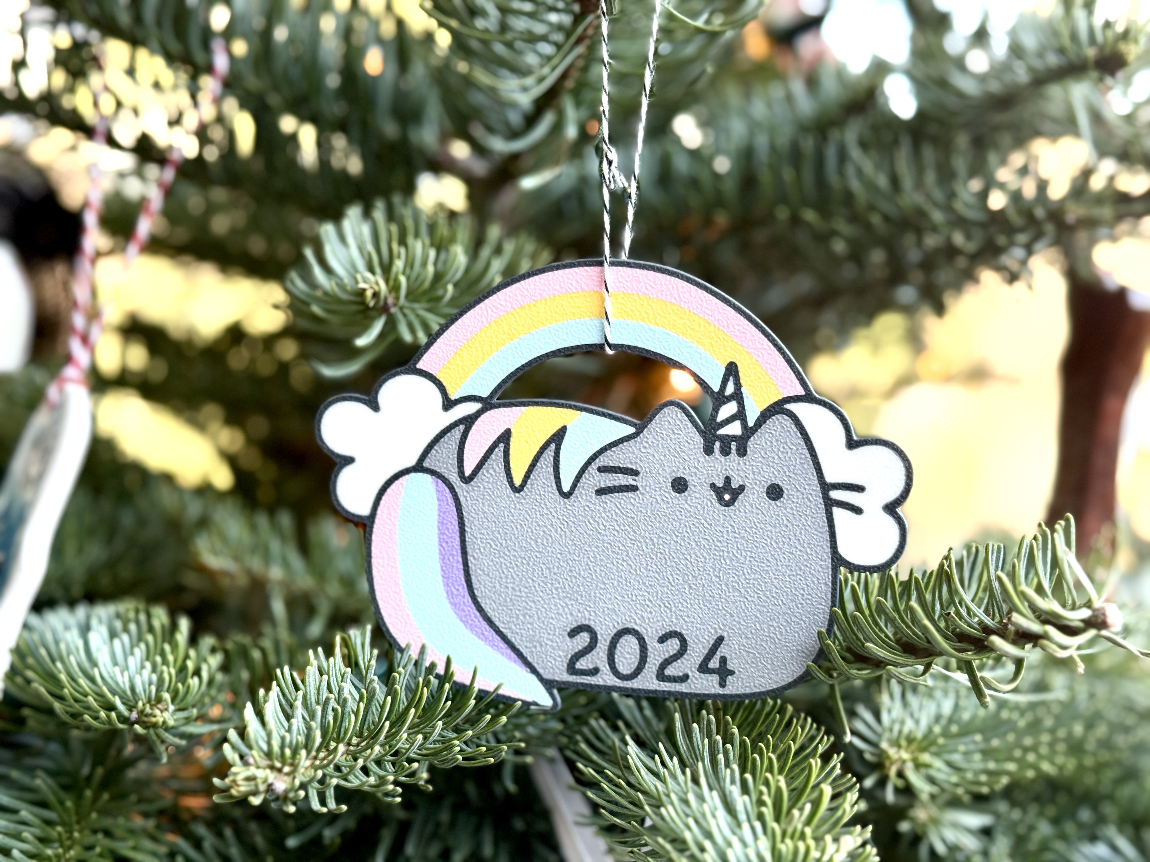 Pusheen Unicorn Ornament