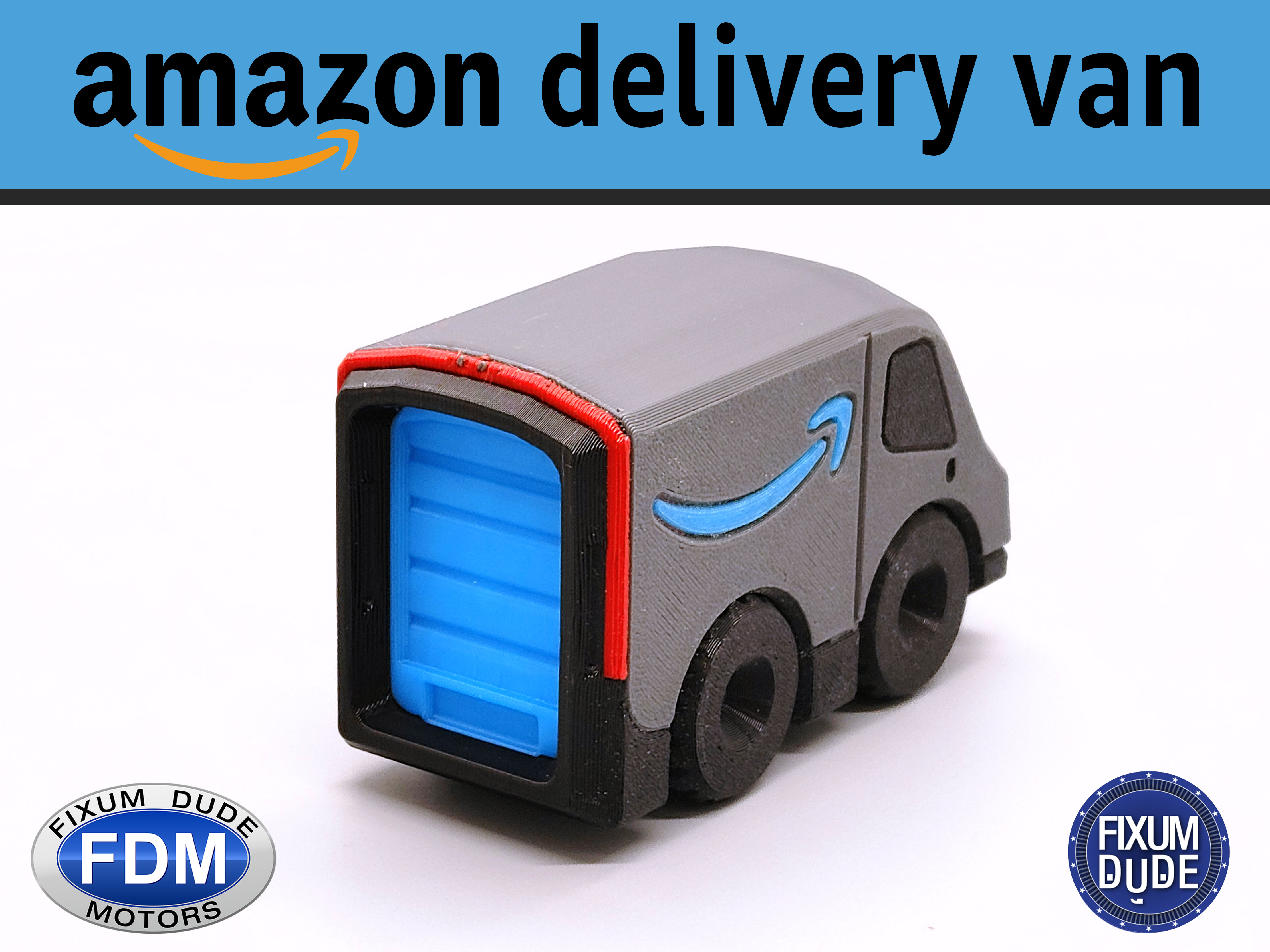 Fixum Dude Motors PIP Amazon Delivery Van — miniatura 5