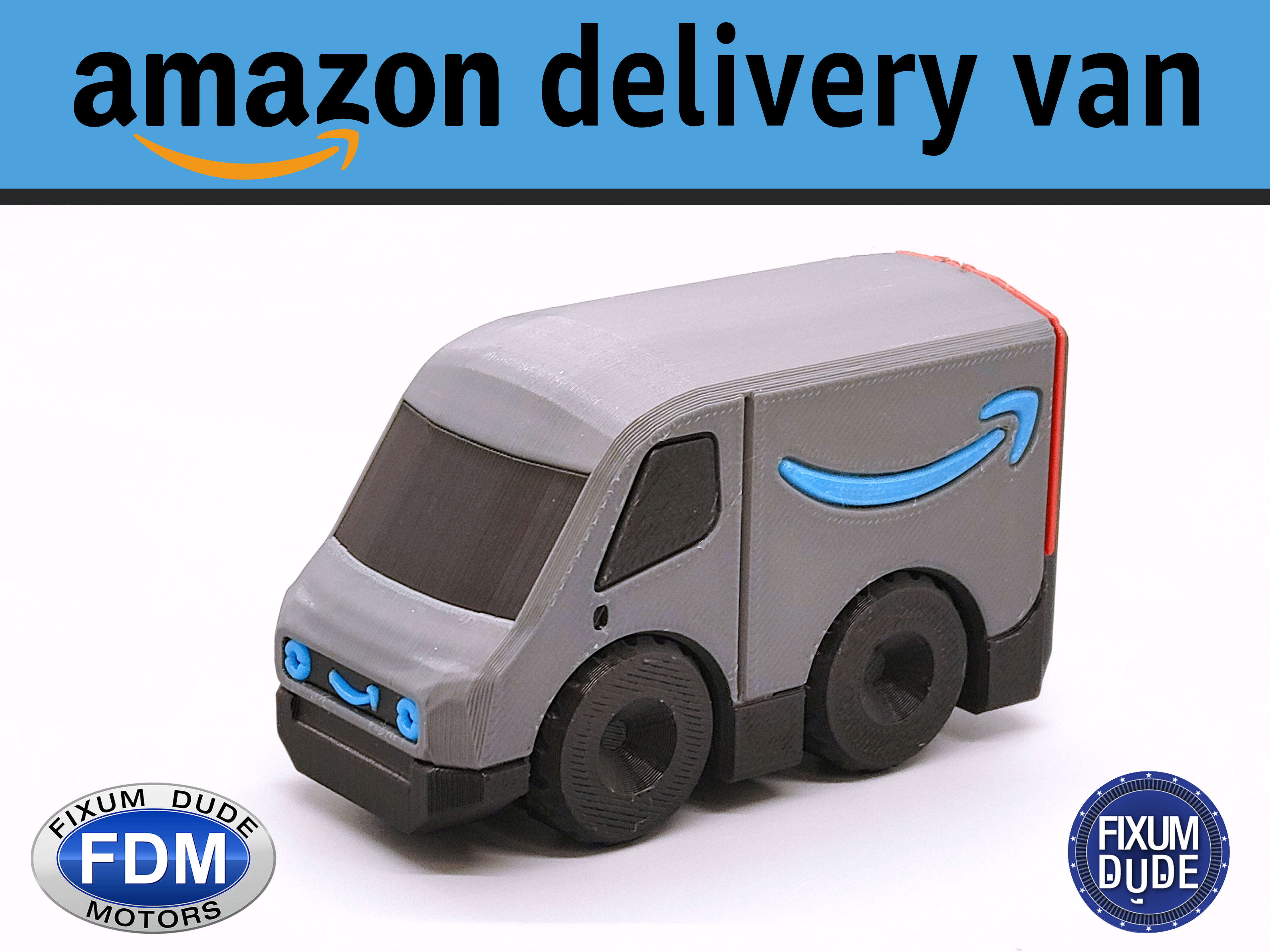 Fixum Dude Motors PIP Amazon Delivery Van — miniatura 2