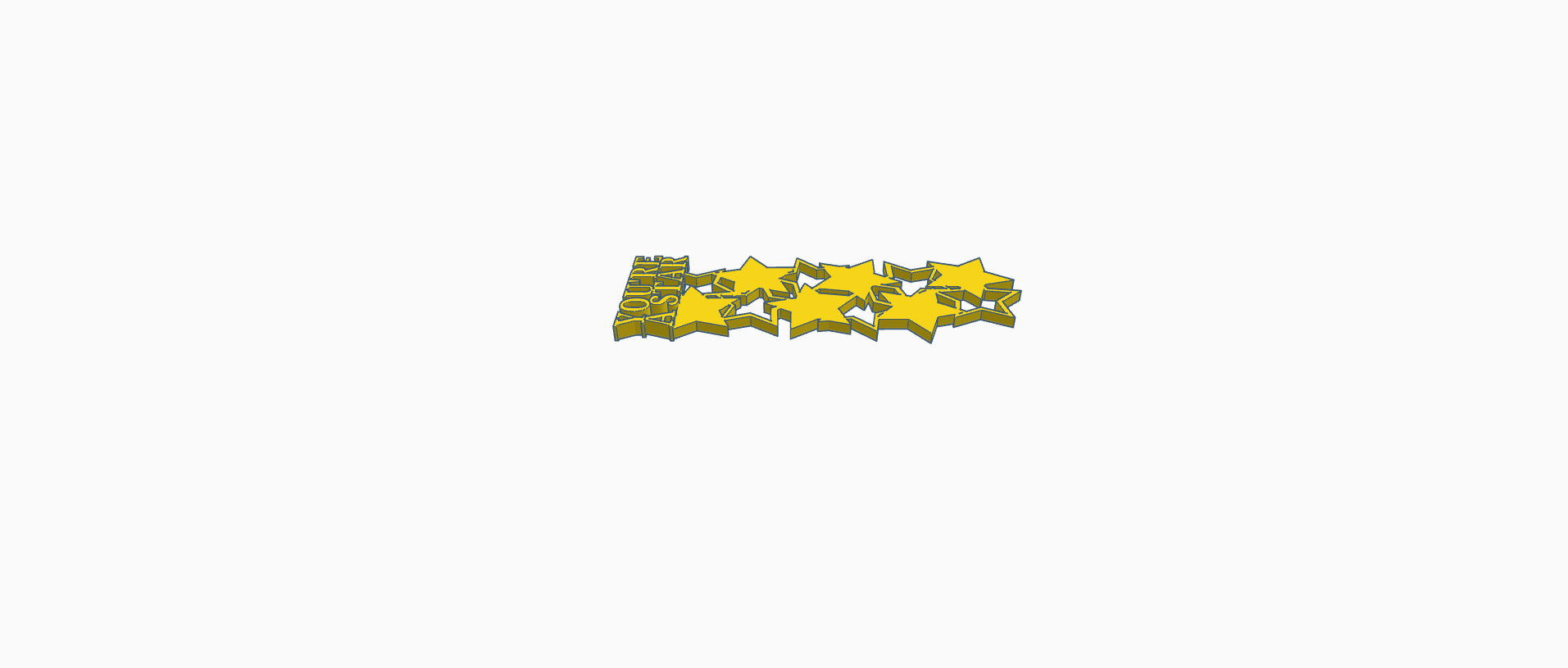 Miniatura 2 do modelo 3D Star bookmark