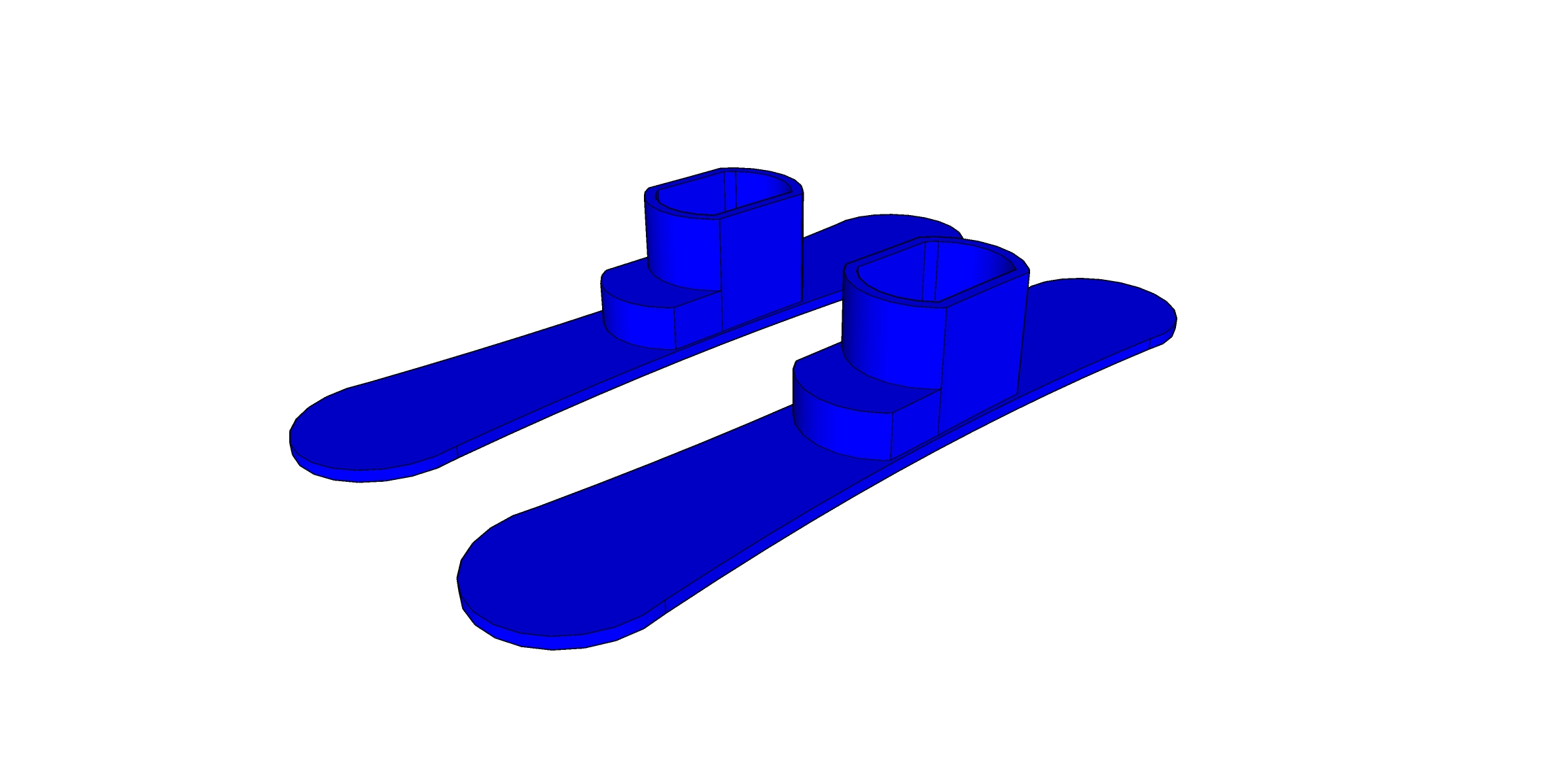 Small Skis - Finger Skis