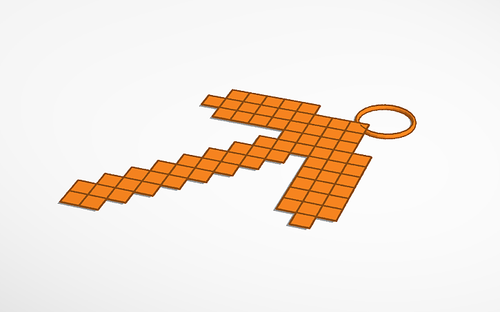 Minecraft Pickaxe Ornament