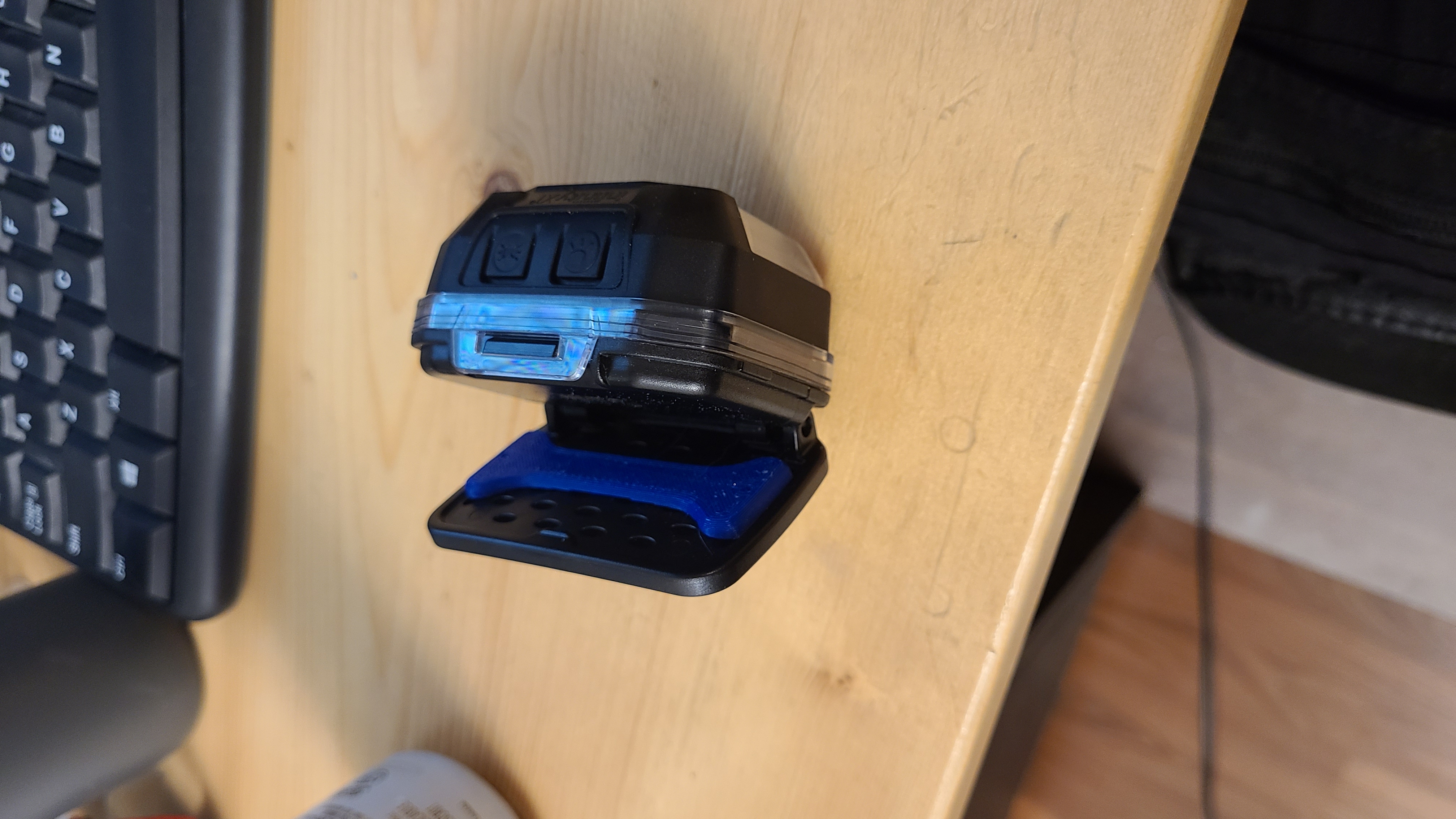 Headlamp Gopro mount adapter