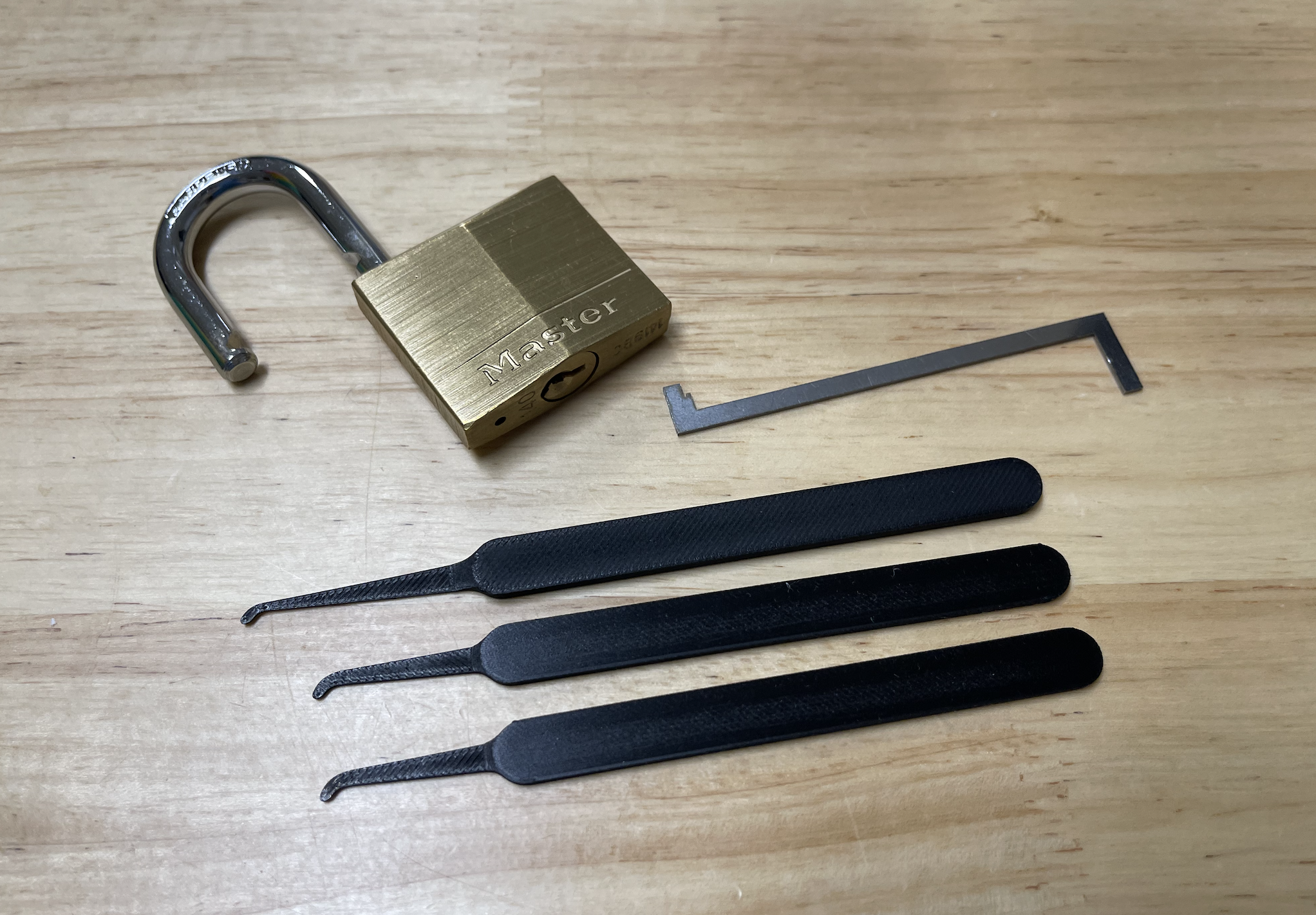 Lock Pick Short/Medium/Long Hook 3D model thumbnail