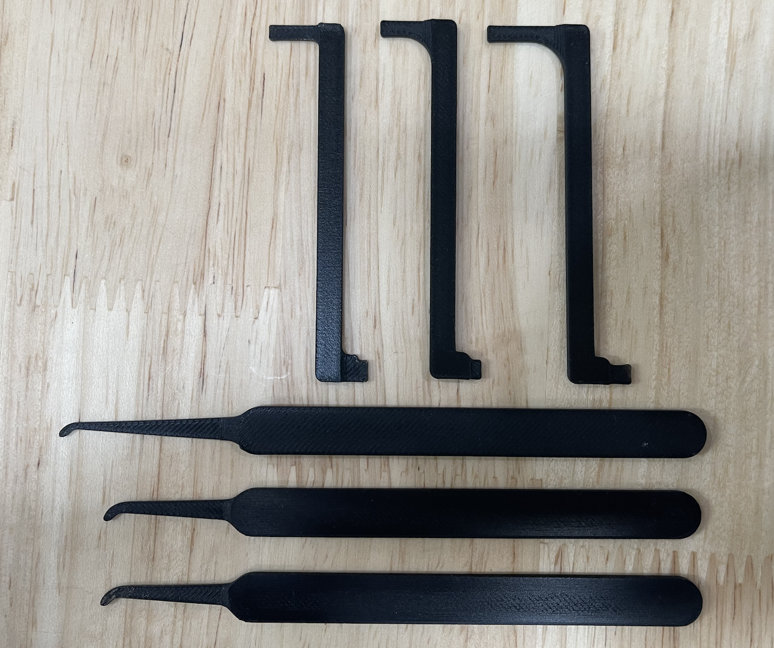 Miniatura 3 do modelo 3D Lock Pick Short/Medium/Long Hook