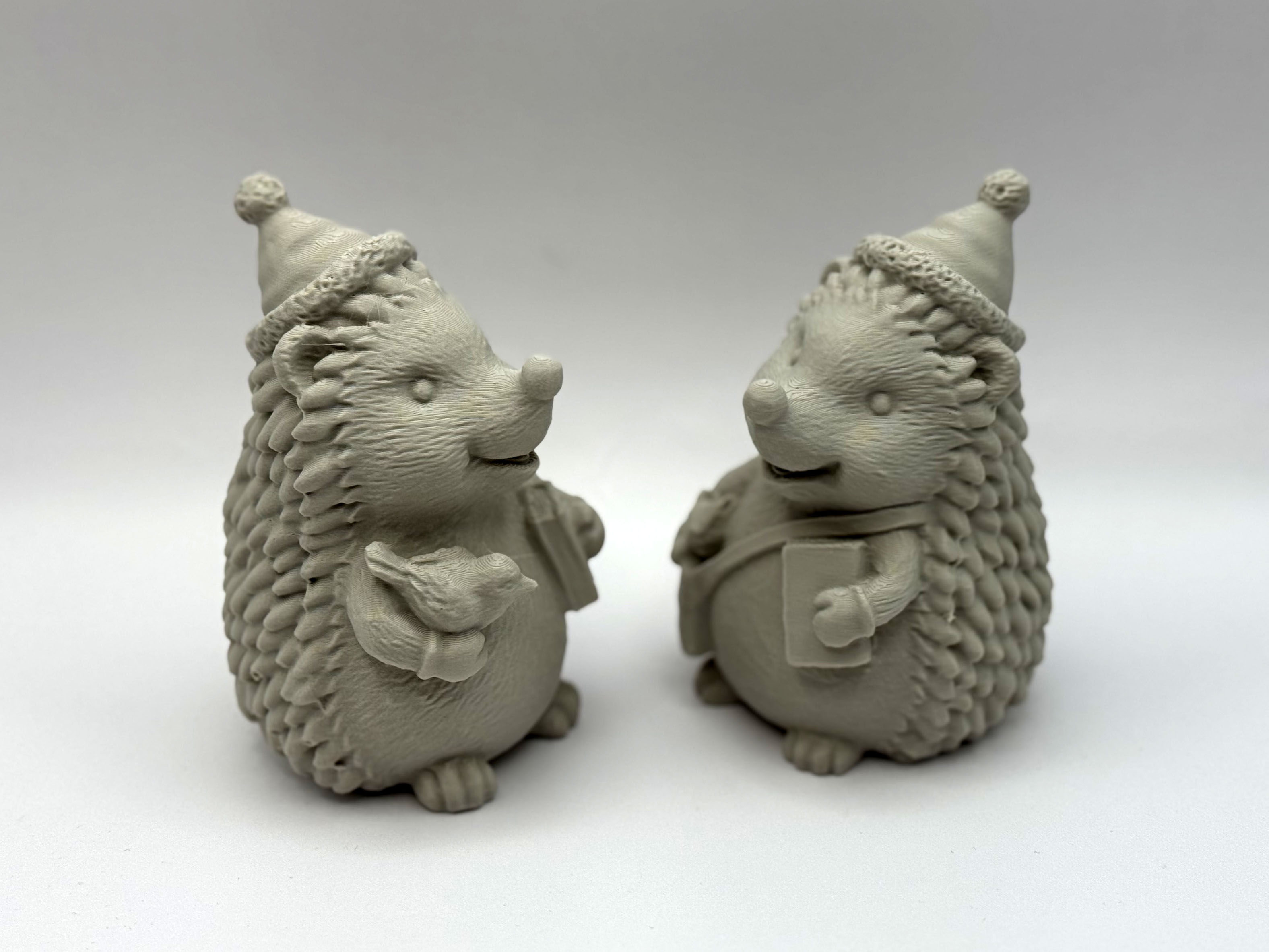 Two Cute Christmas Porcupines!