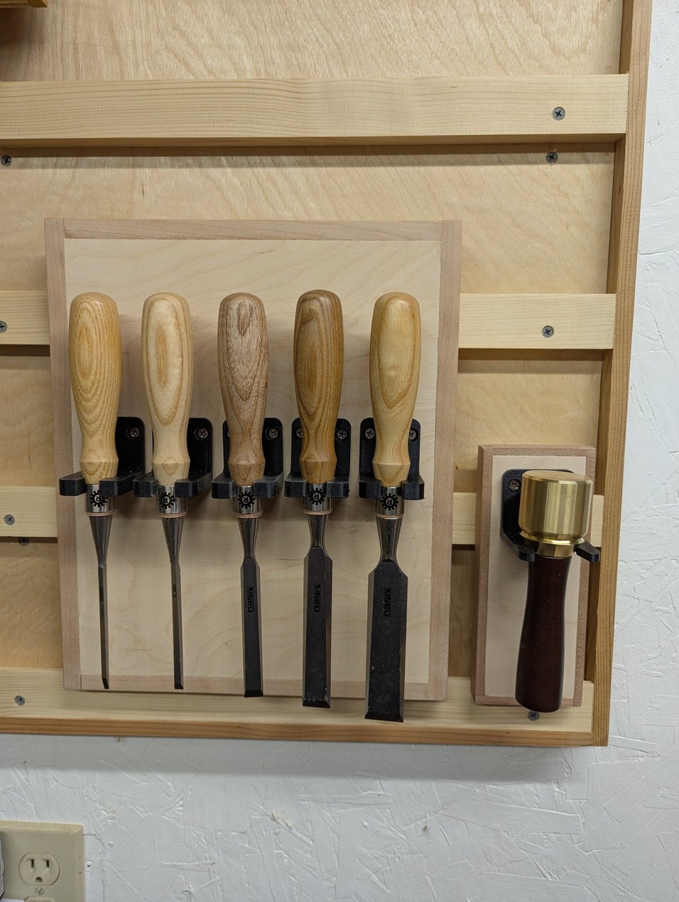 Narex Richter chisels wall mount