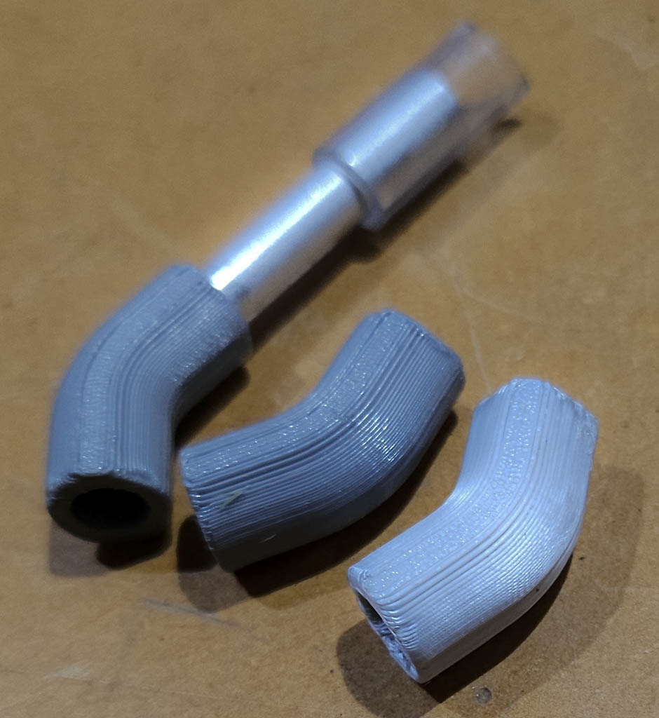 Elbow connector coupler parametric customisable