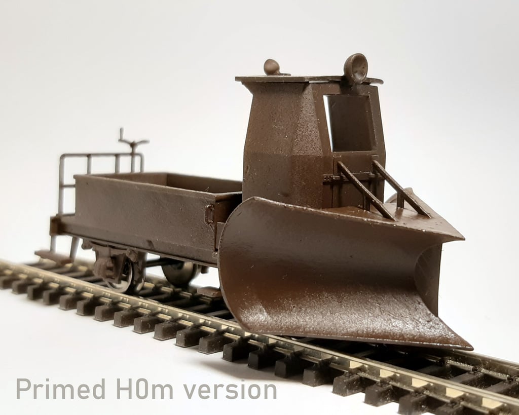 H0m Schneepflug 271 der Südharz-Eisenbahn (M1:87)