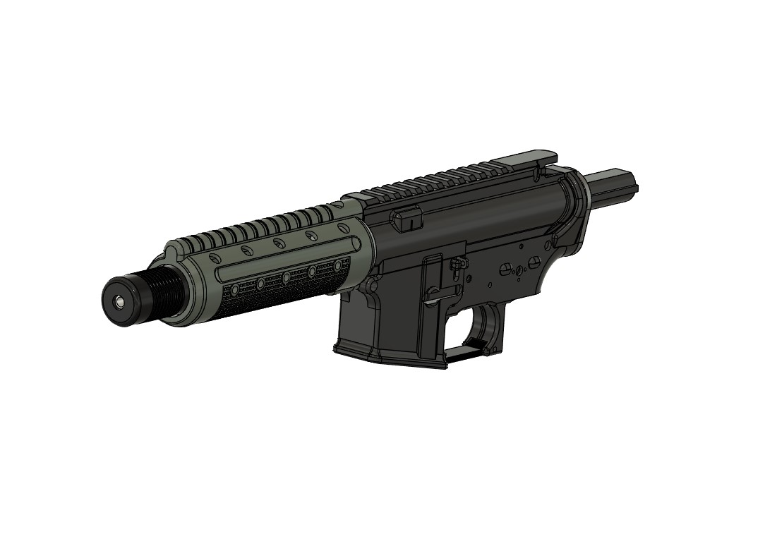Airsoft G&G Cm16 Slim Handguard