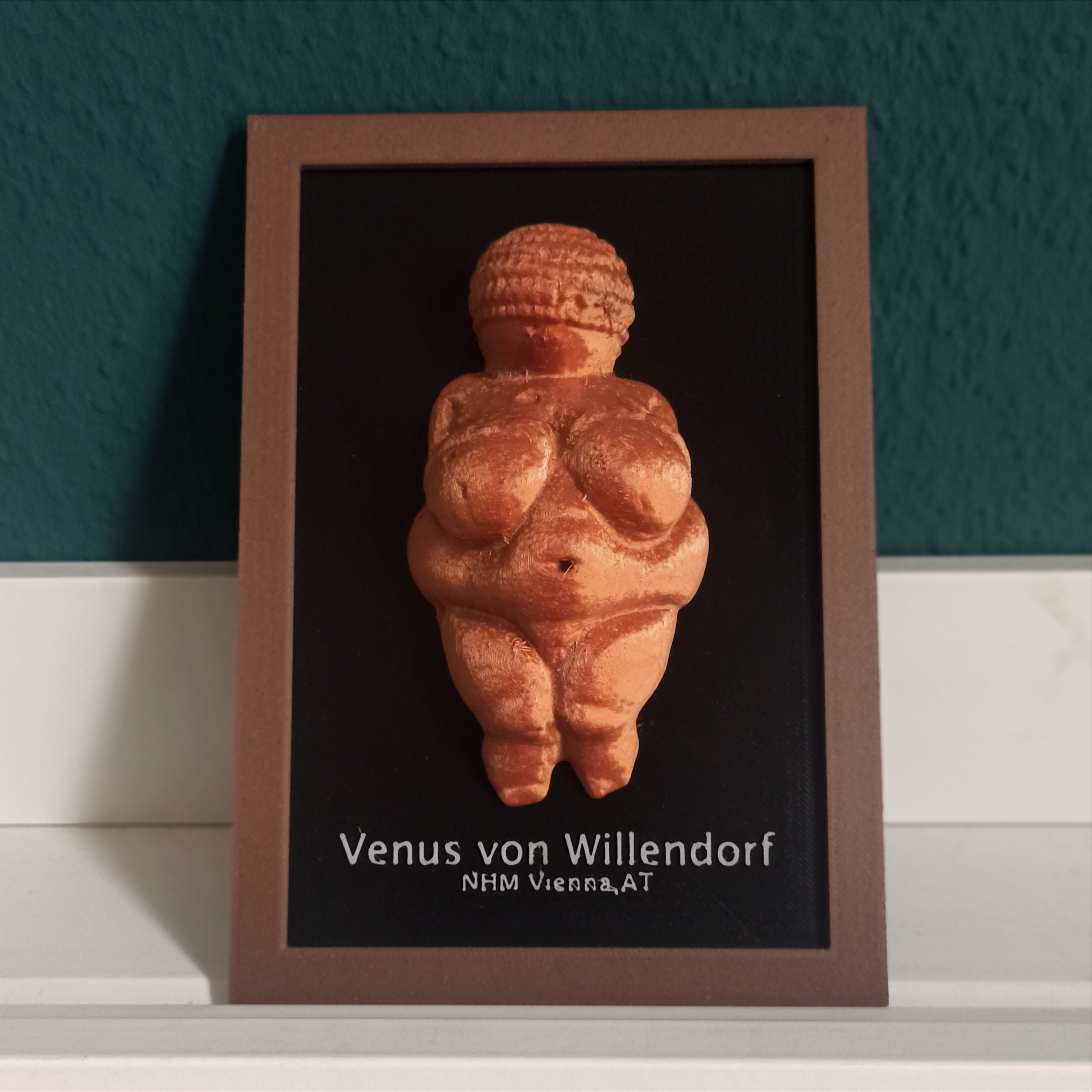 Framed "Venus of Willendorf"