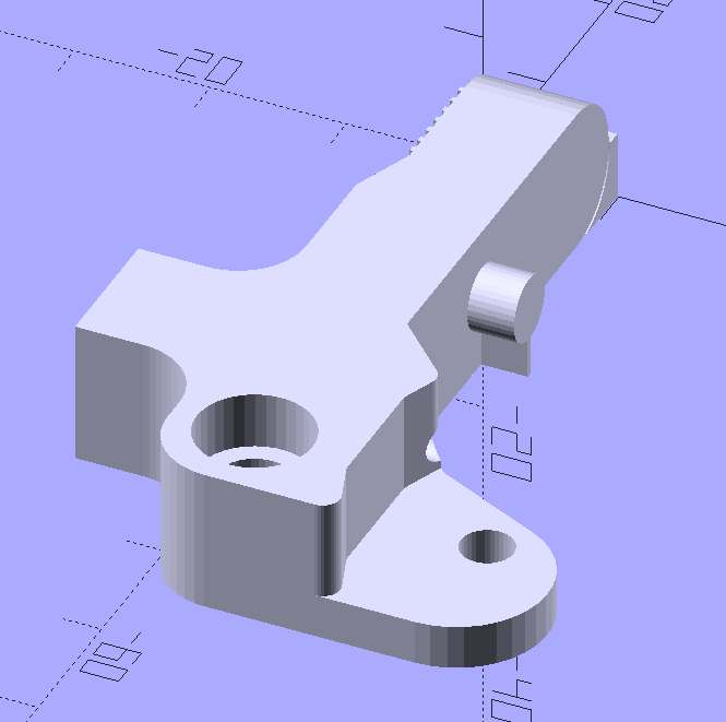 Ender 3 Extruder Tensioner Idler Bearing Lever Arm Reverse Bowden