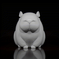 Cute Capybara Sculpt