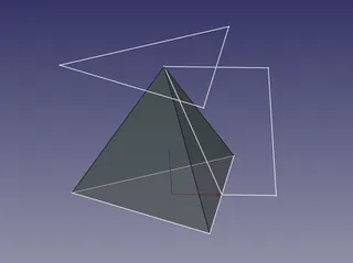 FreeCAD Parametric Tetrahedron