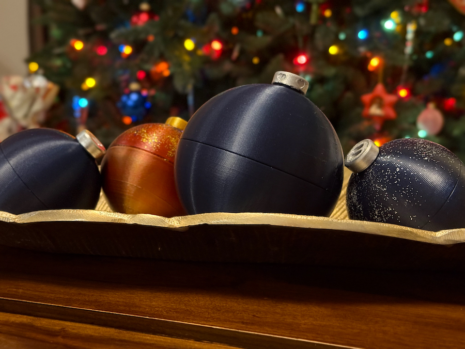 Christmas Ornament with Gift Storage