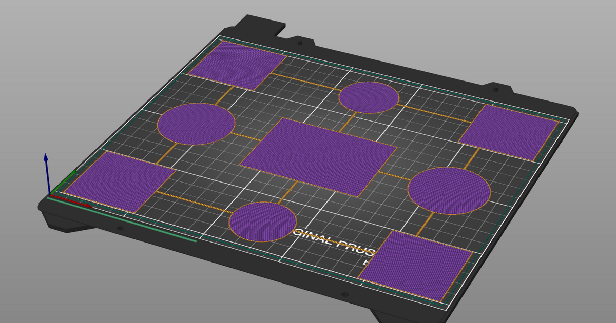 First Layer Calibration (easy peel-off) by Chris1250 | Download free ...