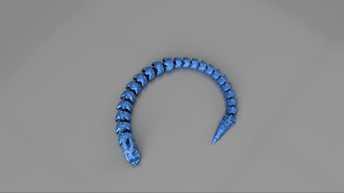 Articulated snake dragon