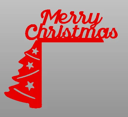 Christmas Door Trim Corner Left by Encio.76 | Download free STL model ...