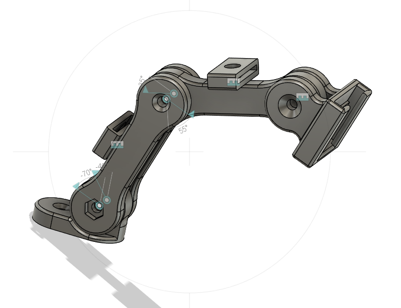 Movable mount for Raspbery Pi camera for 3D printers