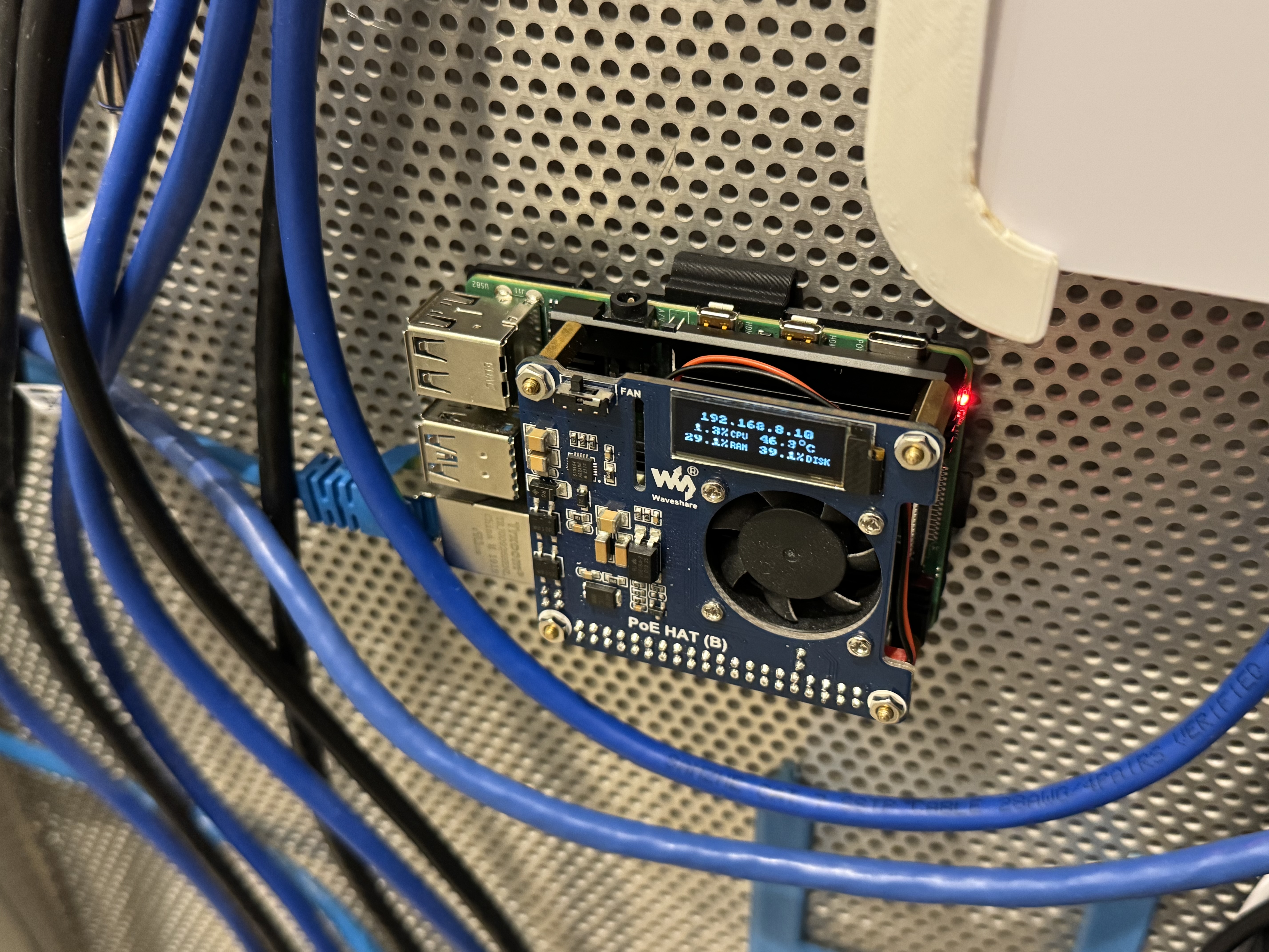 Wall mount for Raspberry Pi Armor case - more screw holes