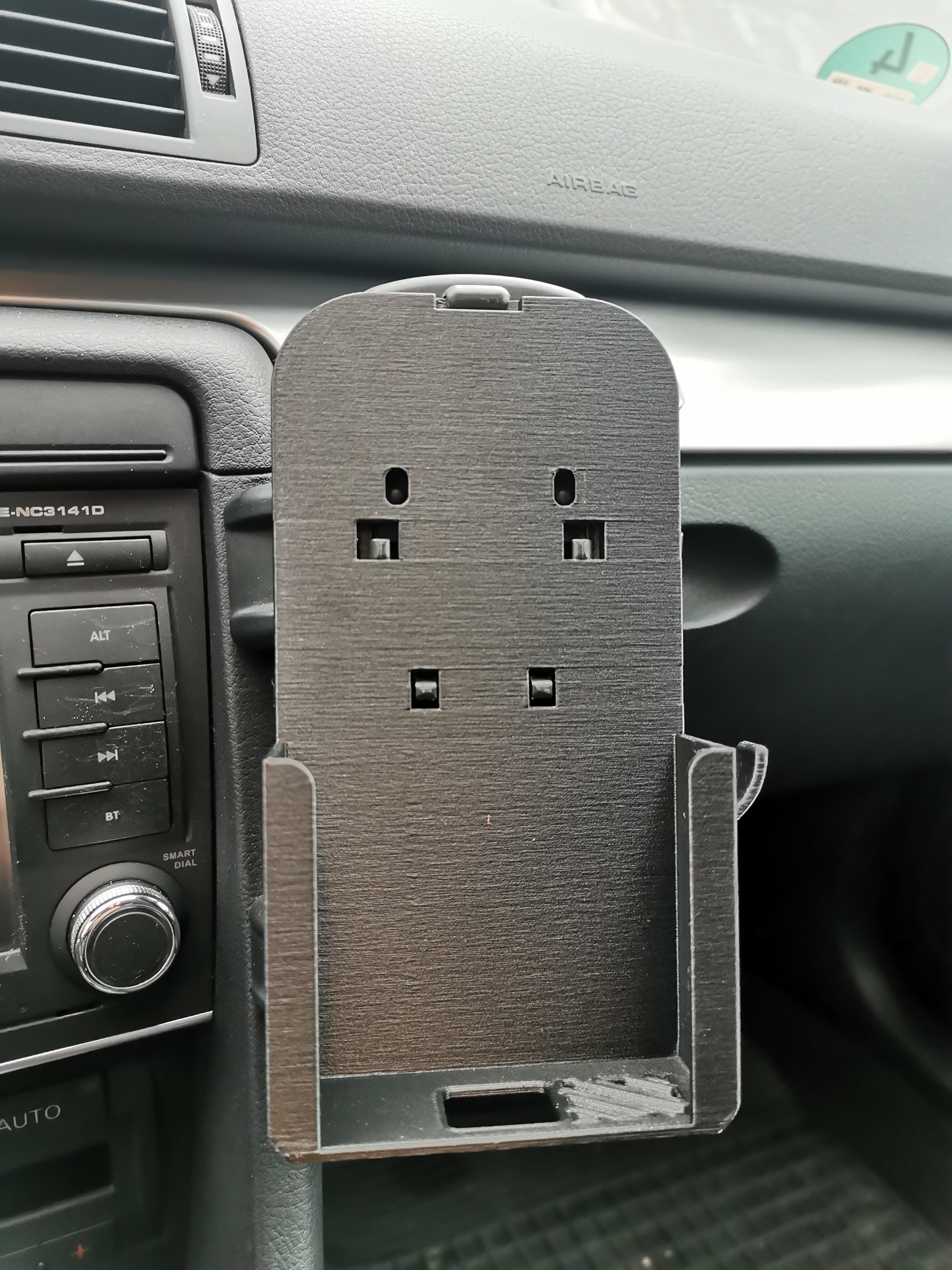 Audi A4 B7 Mobile Holder by Mark K. Download free STL model Printables