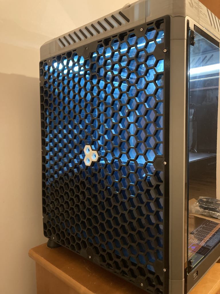 Left honeycomb storage wall for K1 Max