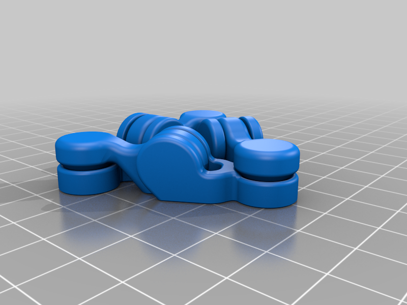 Smaller print-in-place kaleidocycle