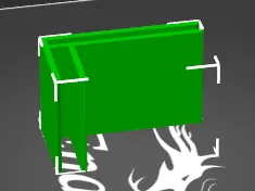 support plaque en verre