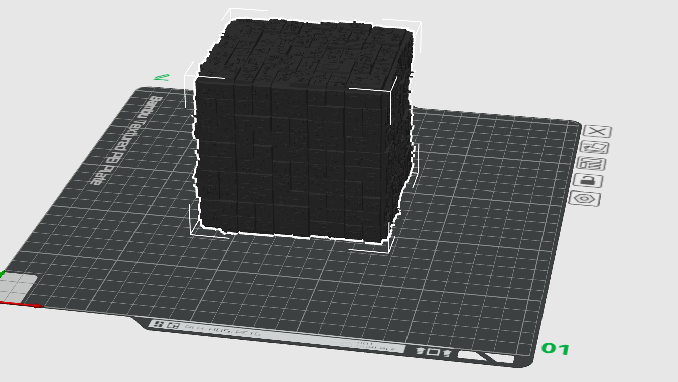 Miniatura 2 do modelo 3D Borg Cube Startrek