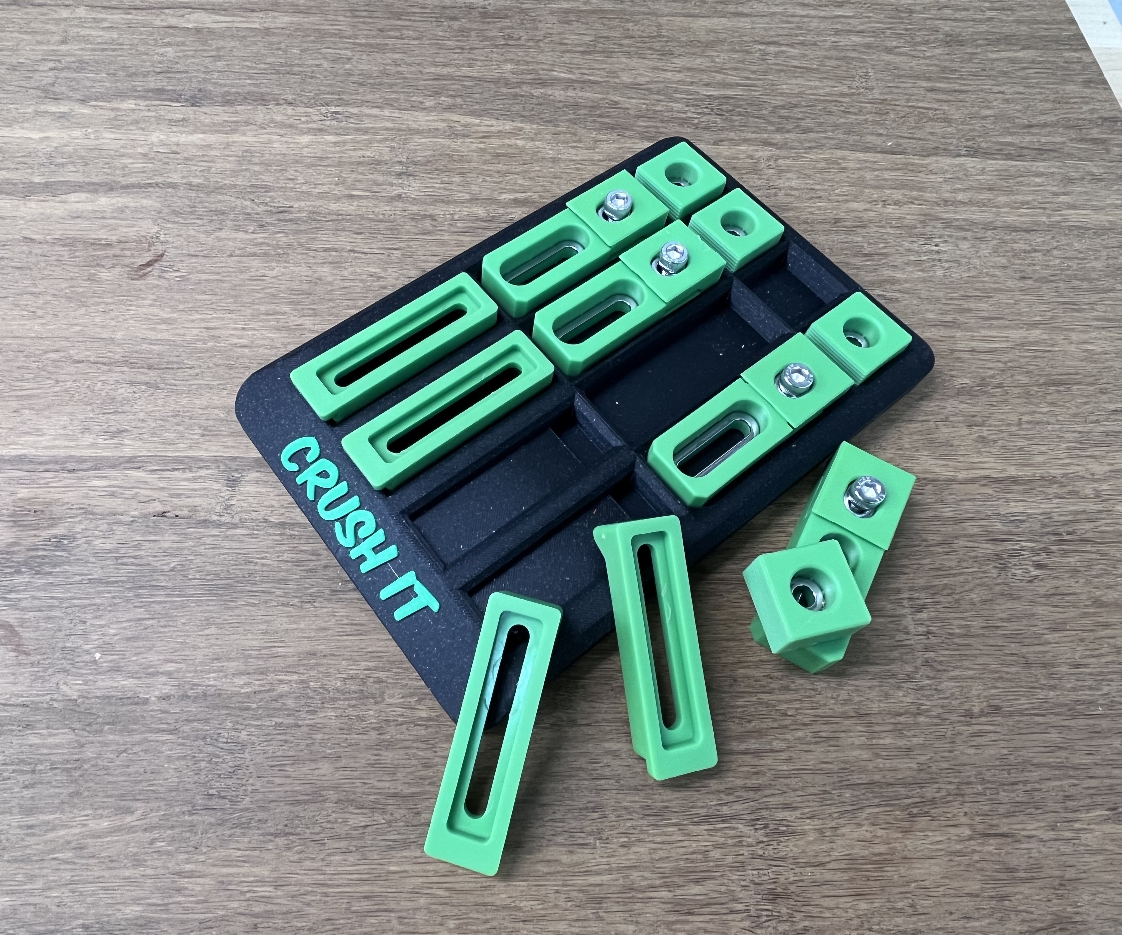Crush it CNC Clamp organizer tray