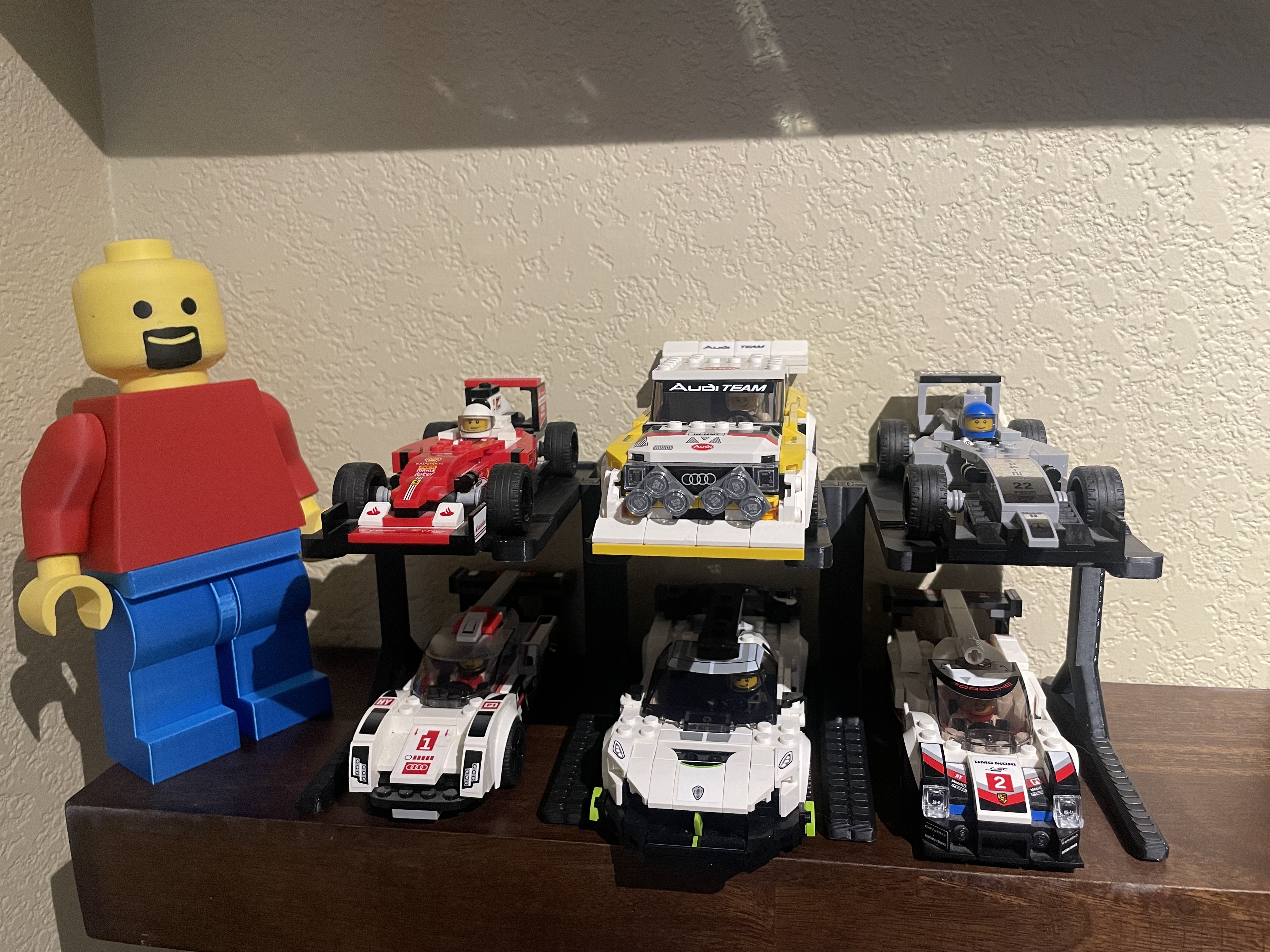 Lego Speed Champions Car Stacker X wide x 2 tall