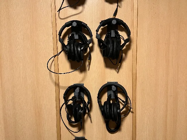 Headphones wall holder.