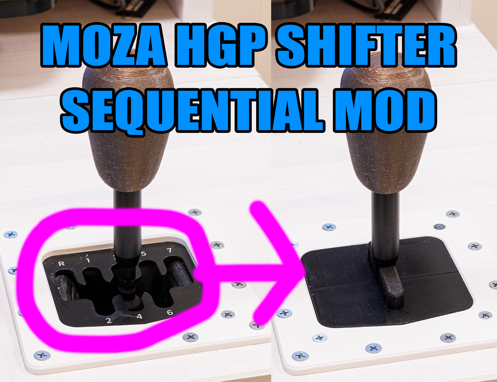 MOZA HGP Shifter sequential mod