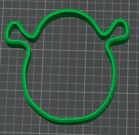 shrek cookie mold
