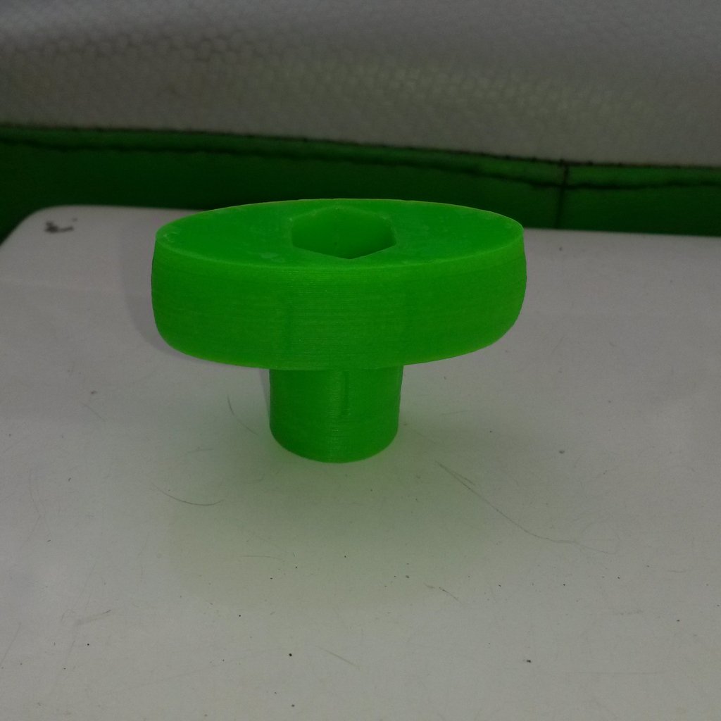 Butterfly nut for M6 handle - nut location remake