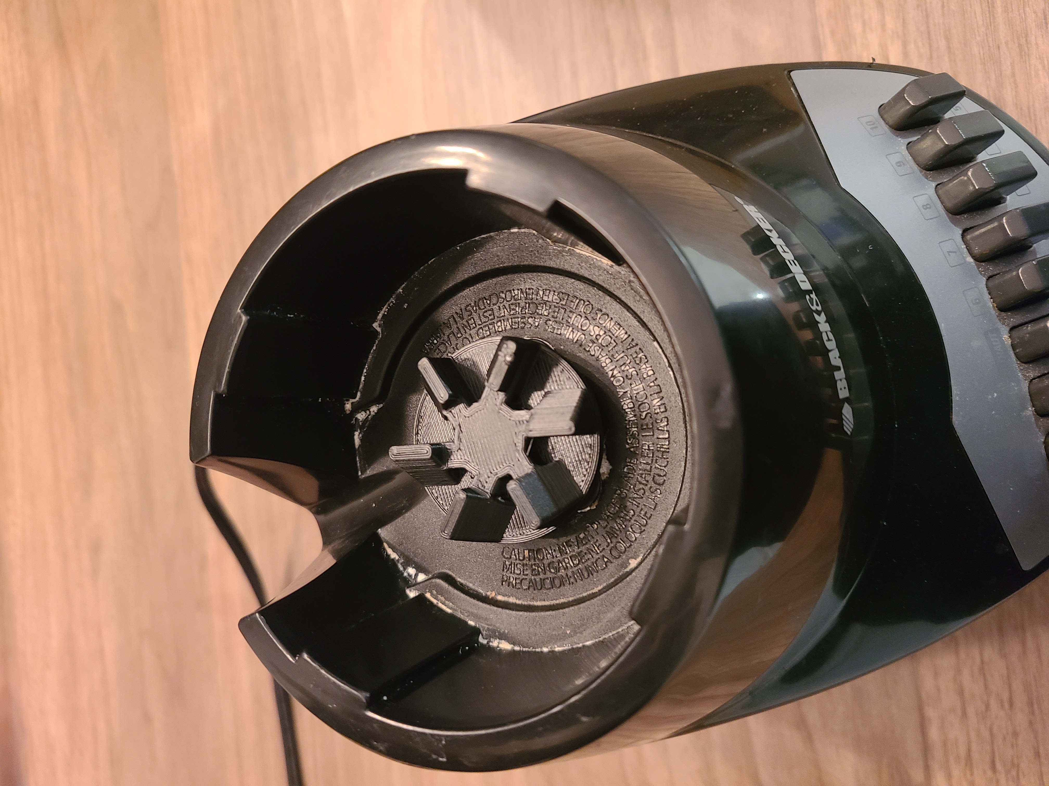 Black and decker mixer coupling remplacement