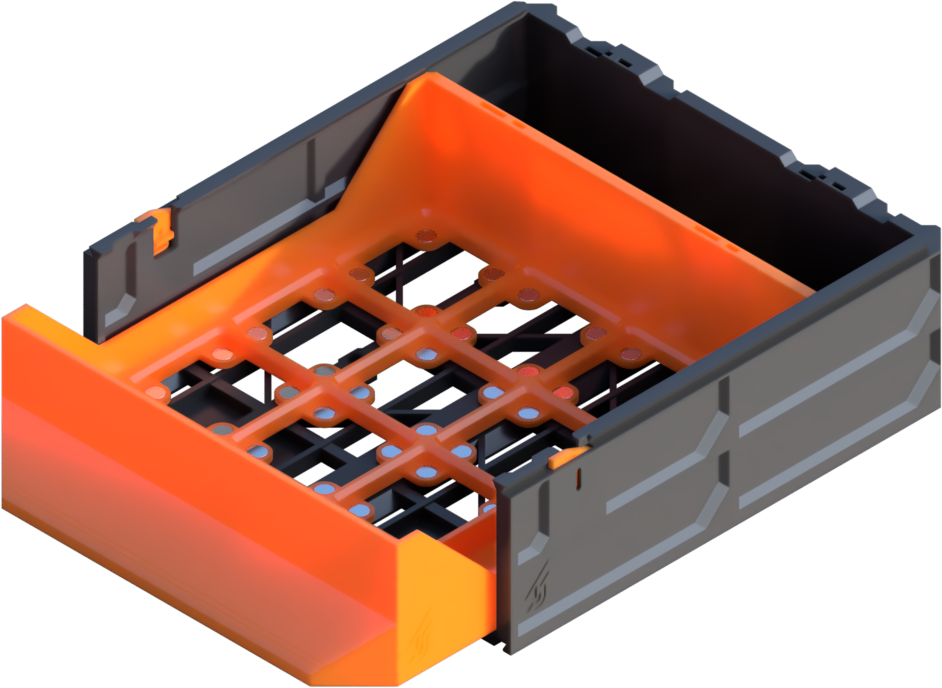 GEN2 185 Classic Gridfinity Magnetic Drawer