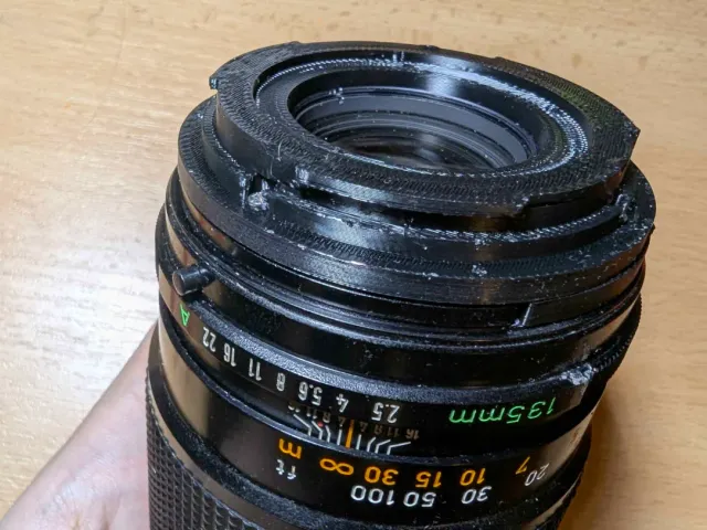 Canon FD to EF mount change