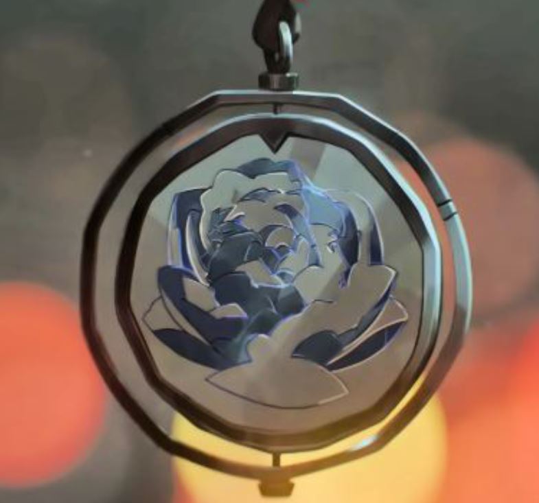 Ekko Powder Rose Pendant Necklace Arcane League of Legends MSLA ONLY by ICosplayInsanity