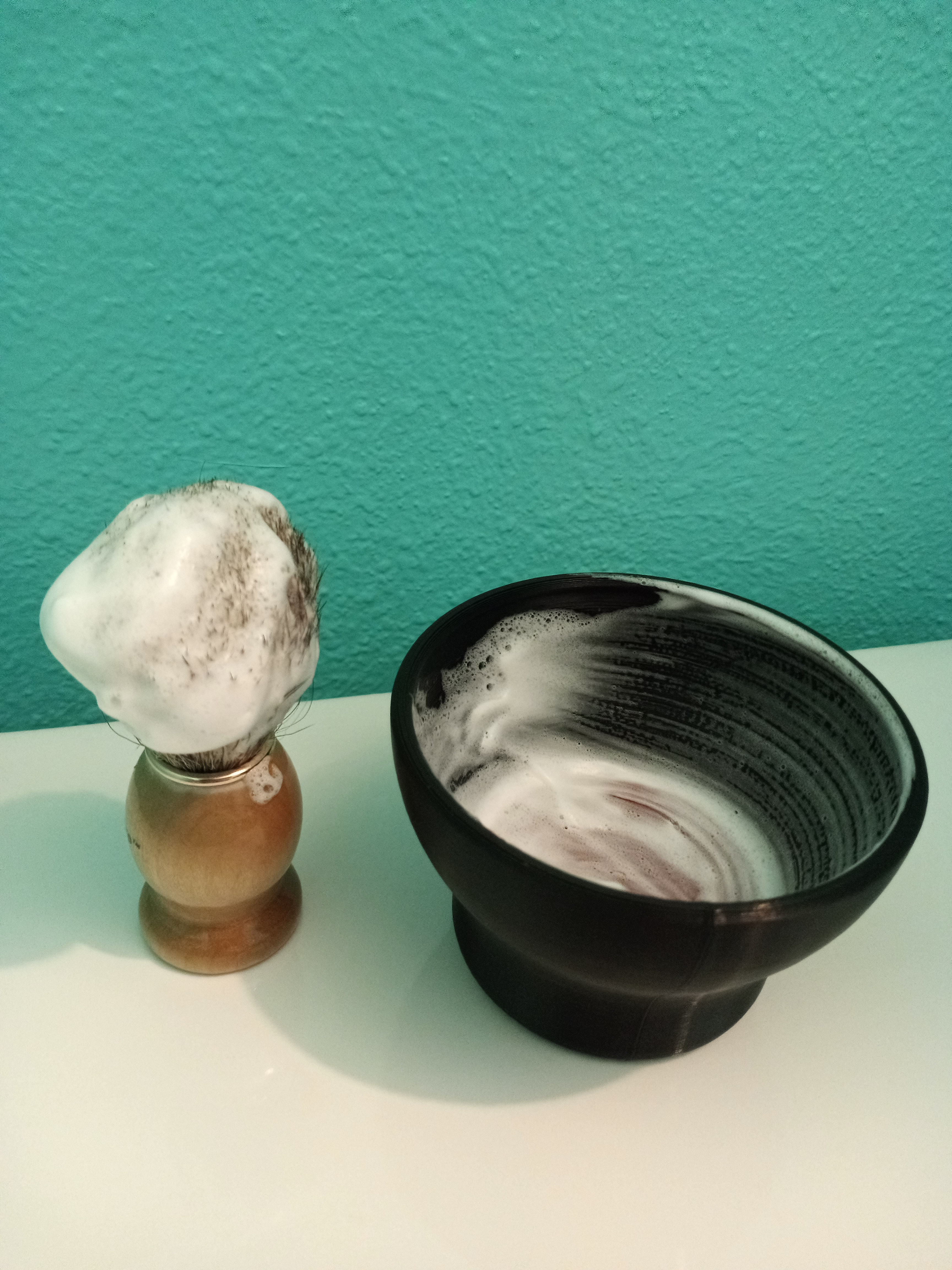 Shaving cream frothing bowl for Viking Revolution Shaving Soap