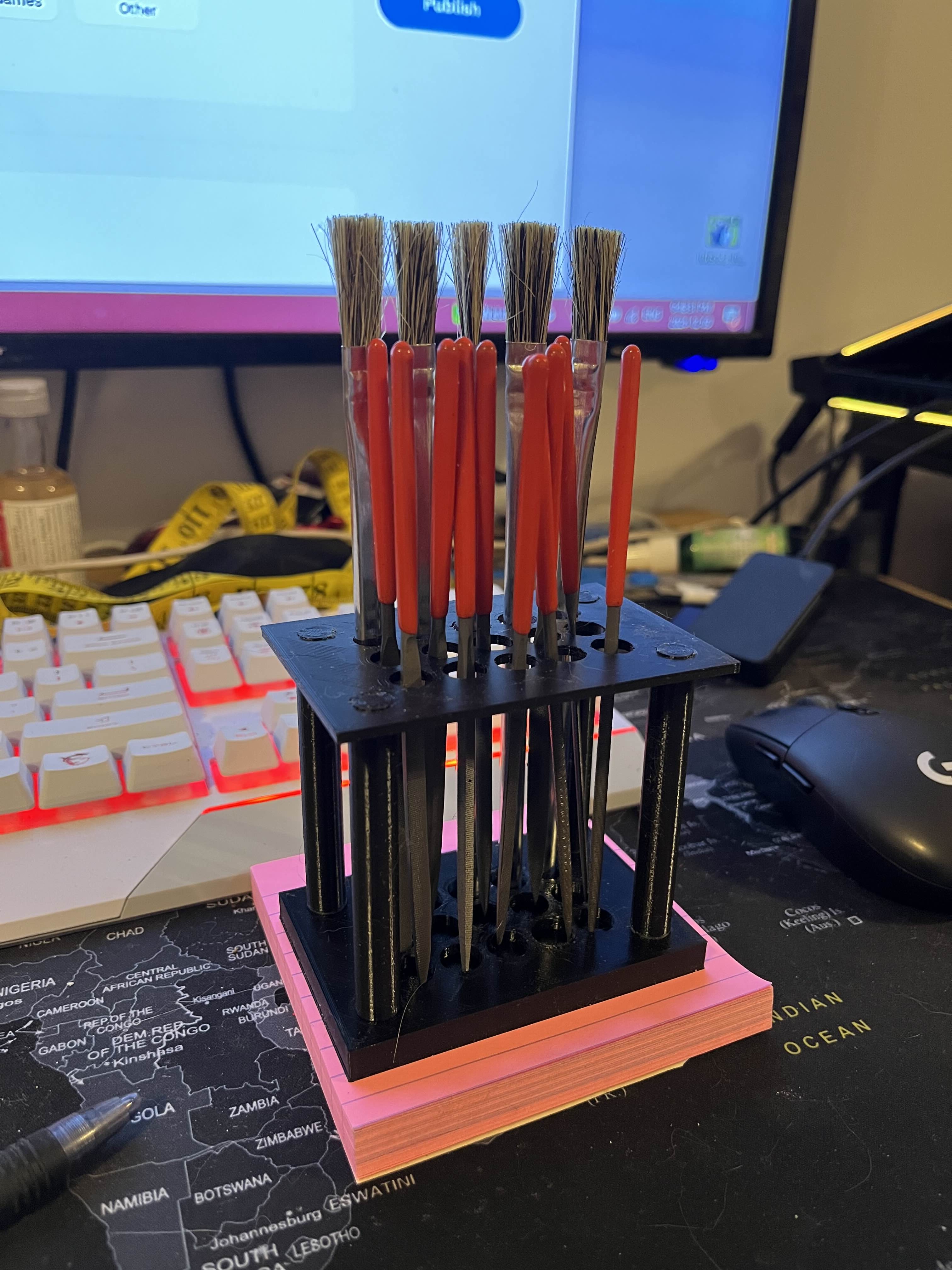 Basic jewelers file stand