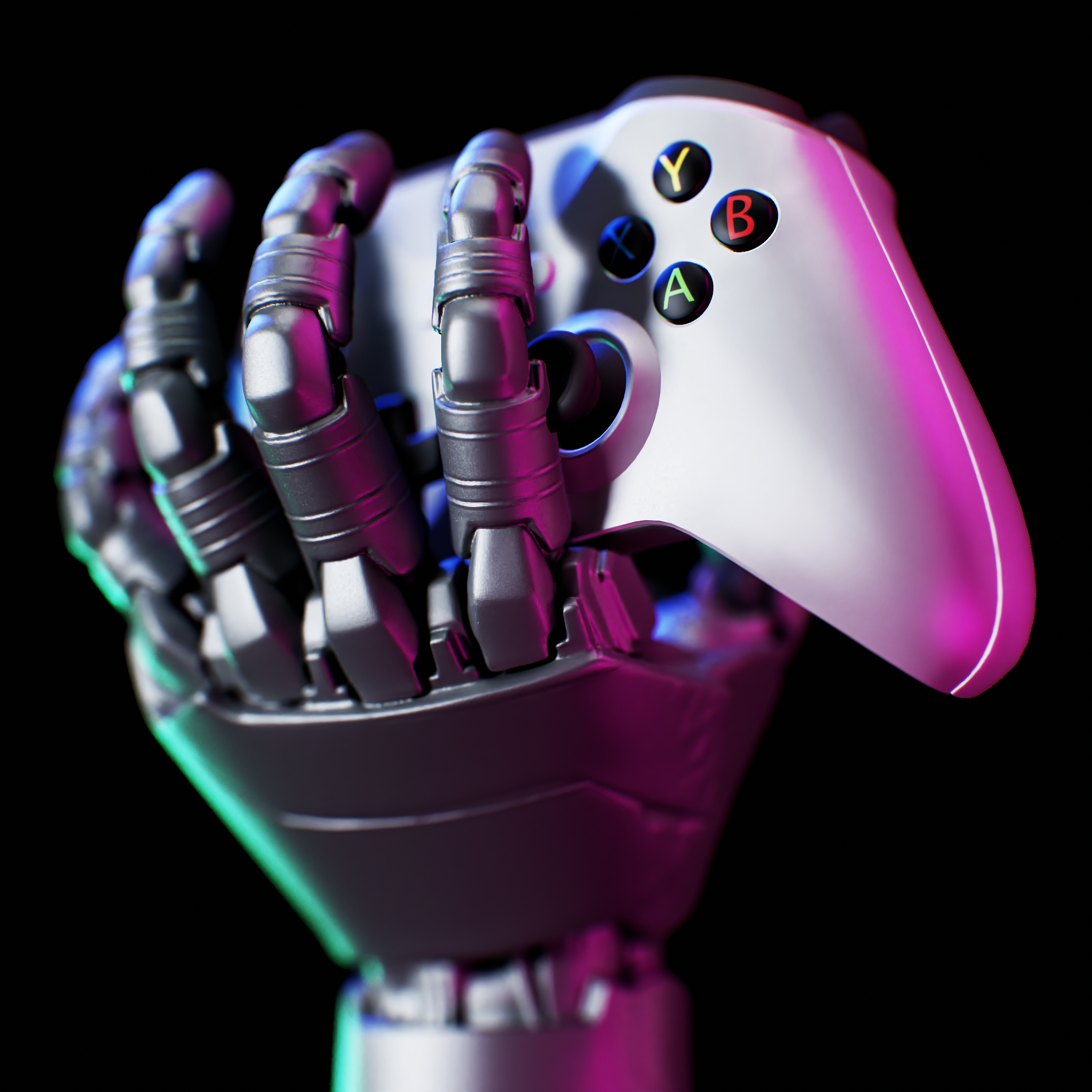 Silverhand Cyberpunk Keanu Reeves Brazo Soporte para mandos - Controller holder joystick