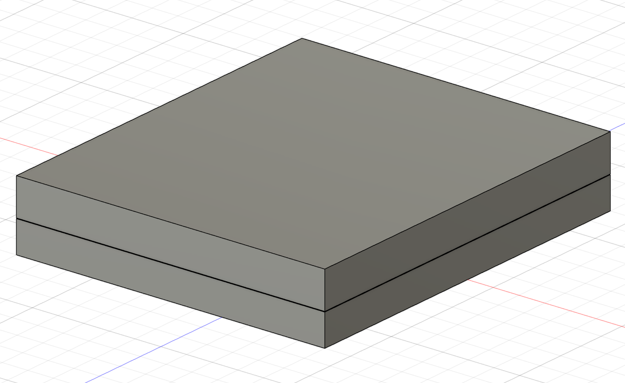 12cm x 14cm box with a chamfered edge to insure correct fit