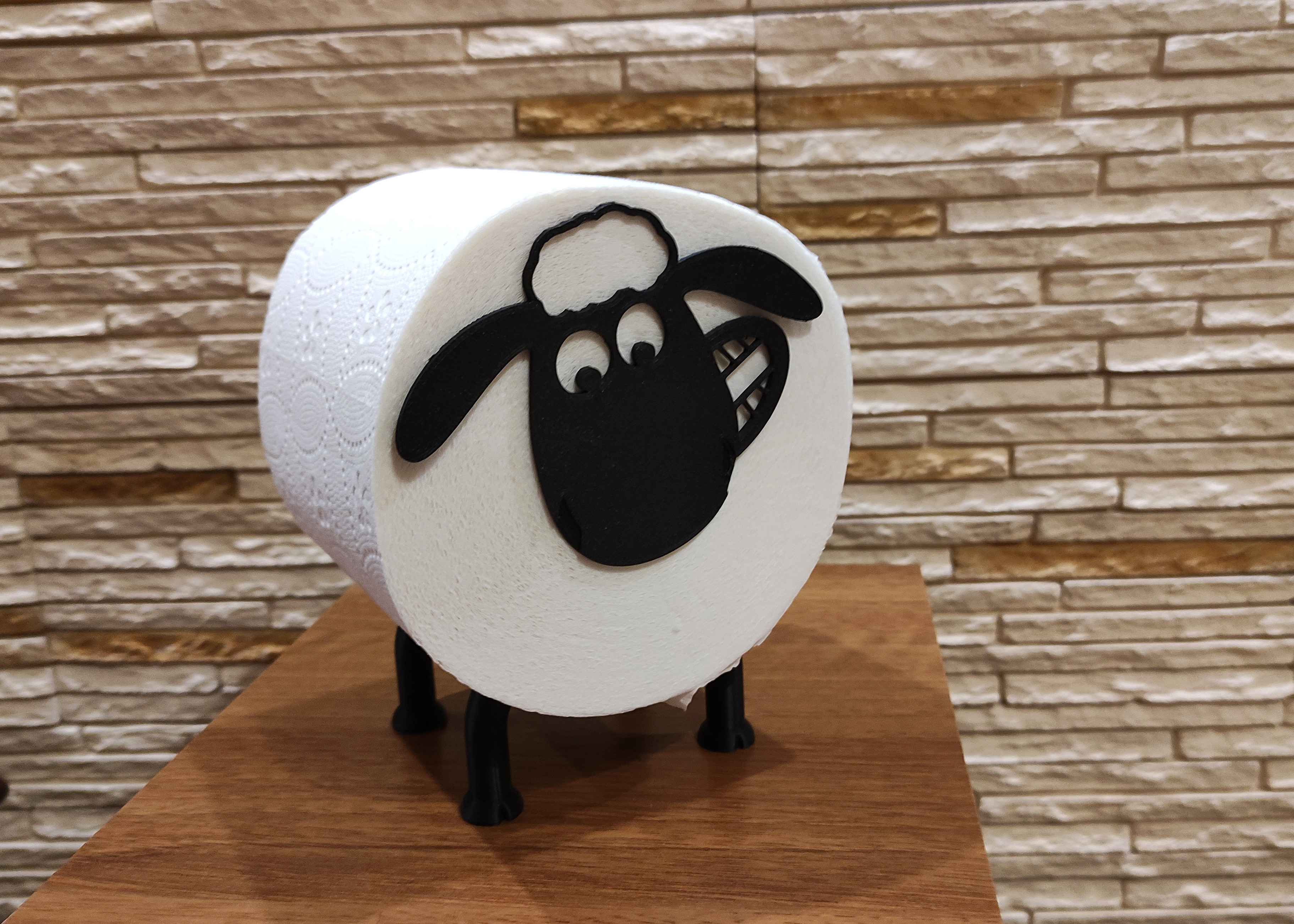 Shaun the Sheep Toilet Paper Roll Holder v2