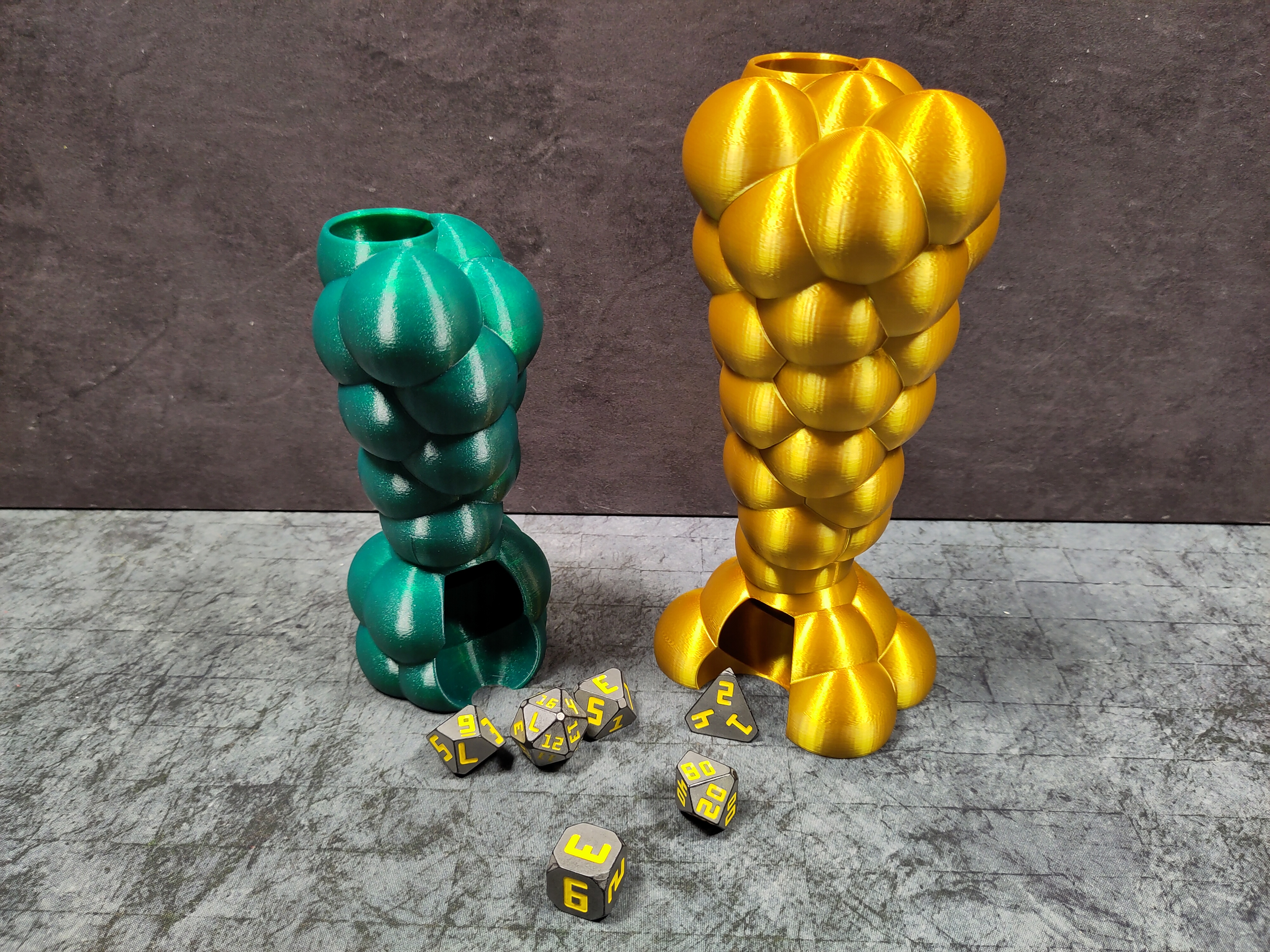 Bubble Dice Tower 3D model
