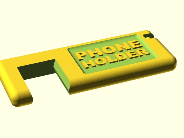 Smartphone holder keychain