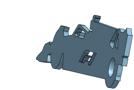 Miniatura 2 do modelo 3D F1 Keychain