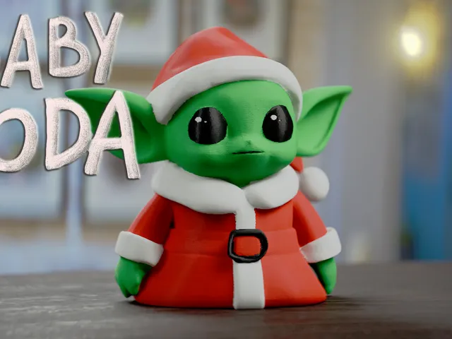 Baby Yoda Christmas - Santa Costume