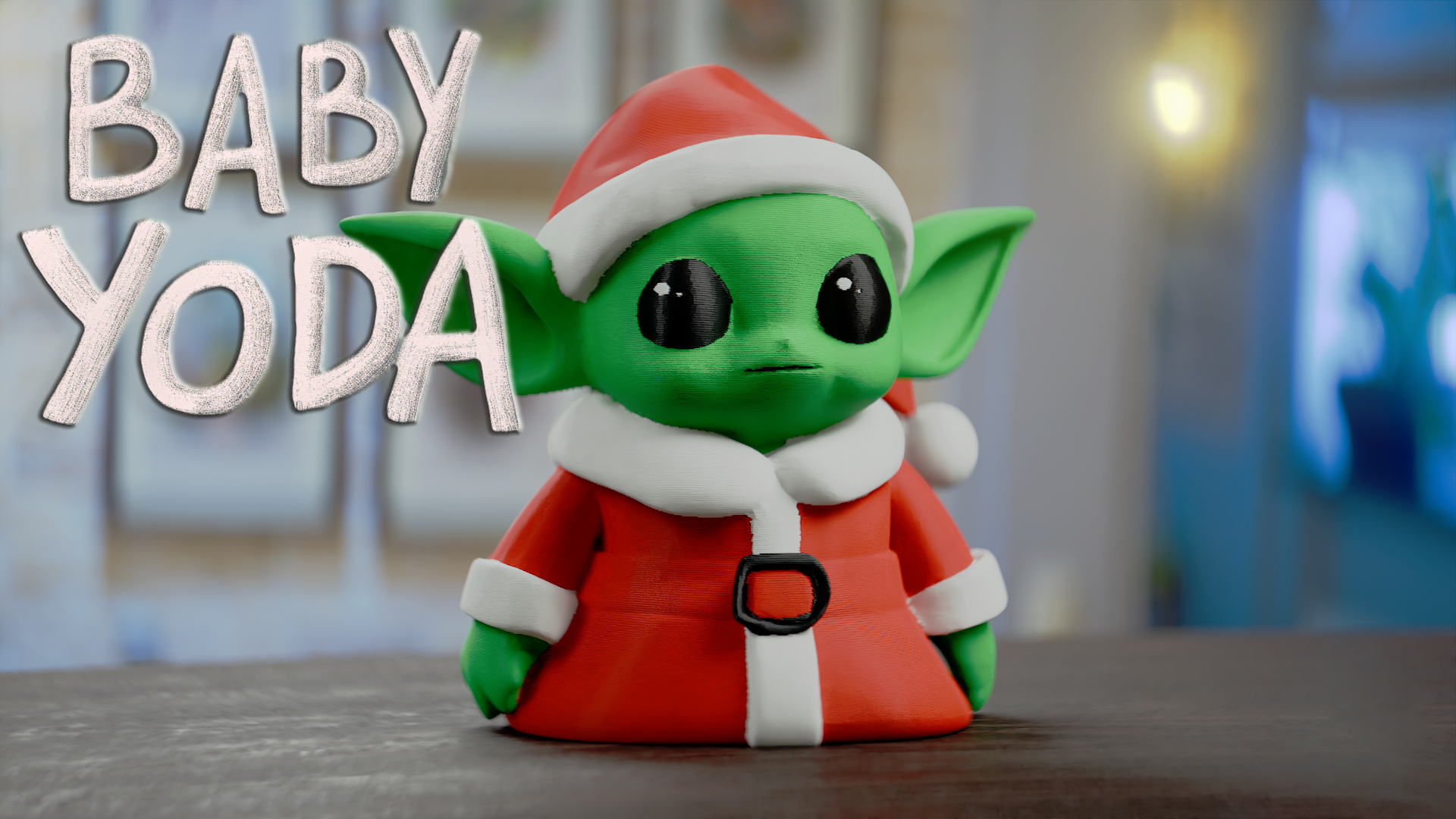 Baby Yoda Christmas - Santa Costume