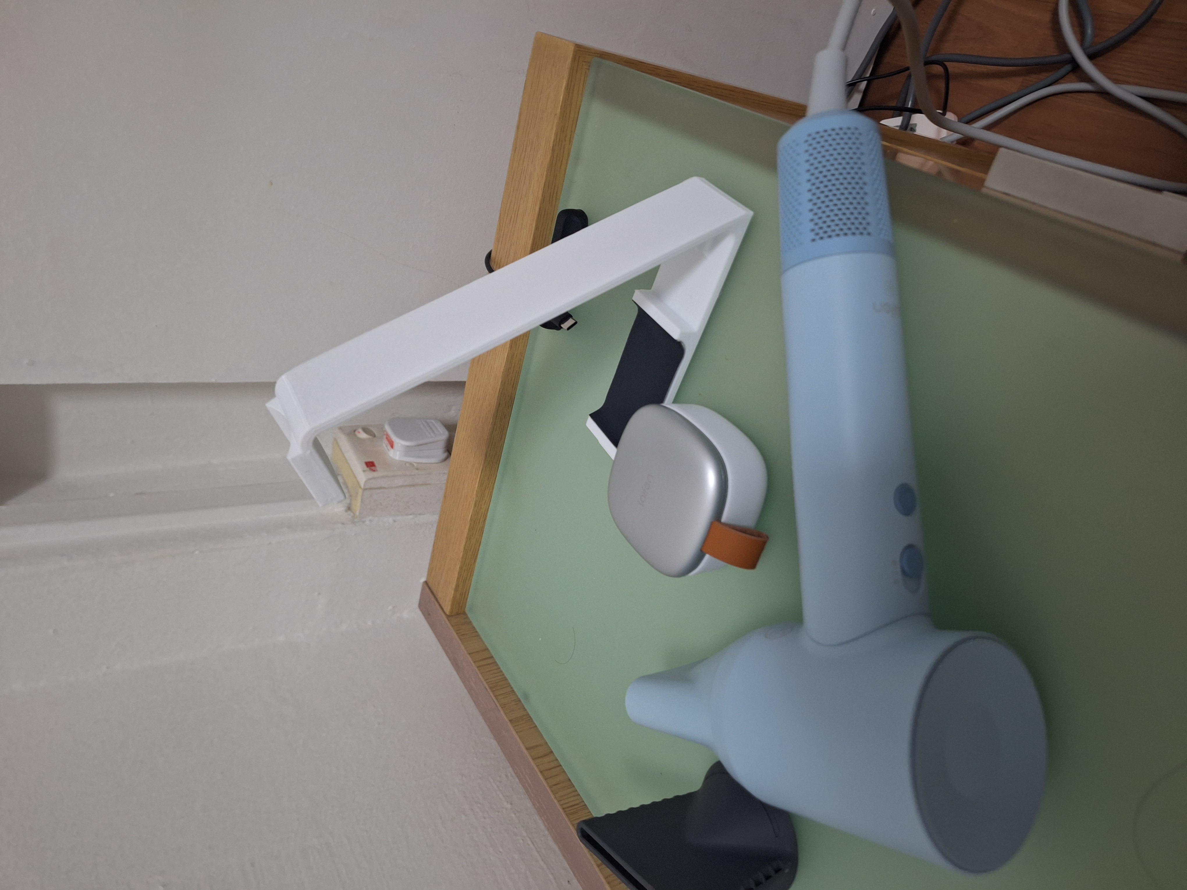 Hair dryer stand